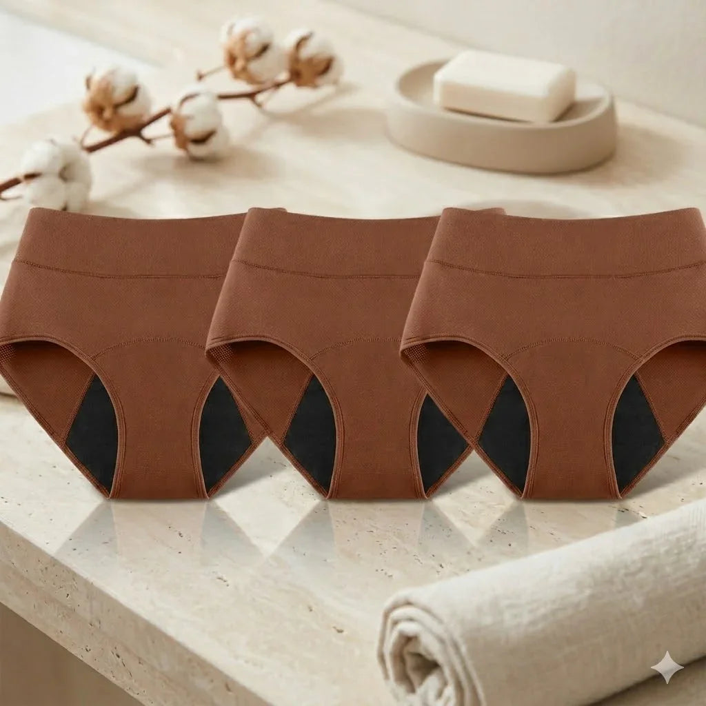 Bragas Menstruales Antifugas Femora | Protección de 4 Capas y Reutilizables