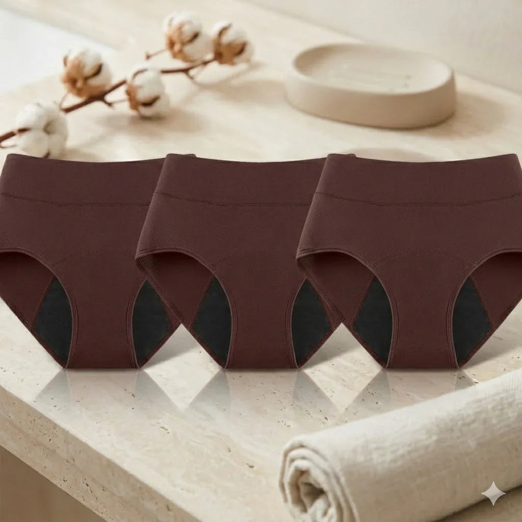 Bragas Menstruales Antifugas Femora | Protección de 4 Capas y Reutilizables