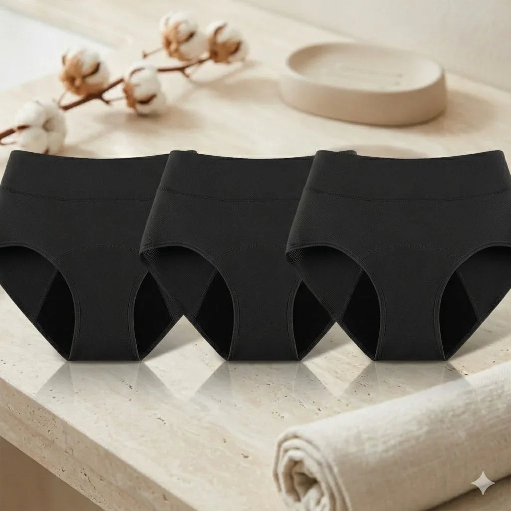 Bragas Menstruales Antifugas Femora | Protección de 4 Capas y Reutilizables