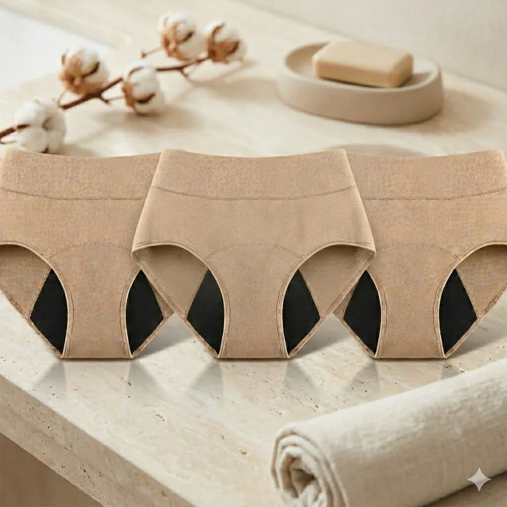 Bragas Menstruales Antifugas Femora | Protección de 4 Capas y Reutilizables